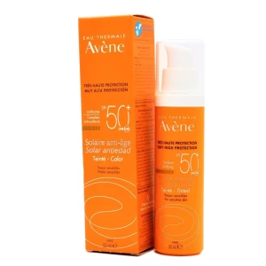 Avene Solaire Anti-Age Teinte Слънцезащитен антистареещ тониращ крем за лице SPF50+ , 50ml