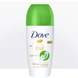 Dove Advanced Care Go Fresh Cucumber Roll-On  Рол-он дезодорант против изпотяване, 50ml
