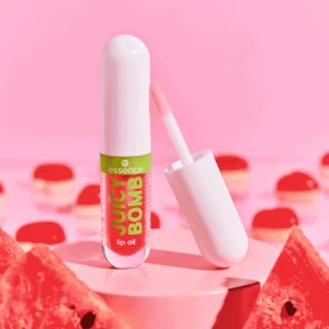 Juicy Bomb Party Lip Oil 02 Watermelon Wonders Олио за устни Чудеса от диня с ултра блясък, 2,4ml