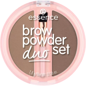 Essence brow powder duo set  01 Light   Дуо комплект пудра за вежди- 1,8 g