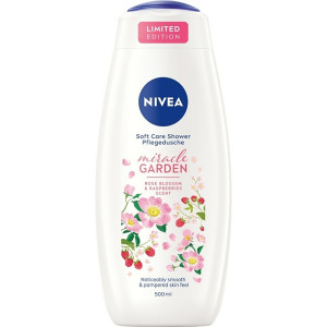 Nivea Miracle Garden Rose & Raspberries Душ гел за тяло, 500ml