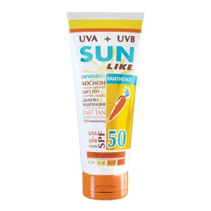 Sun Like Слънцезащитен лосион за тяло с пантенол SPF 50 , 200ml