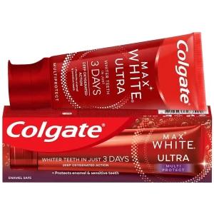 Colgate Max White Ultra Multi Protect Избелваща паста за зъби с активен кислород, 50ml