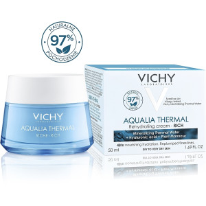 Vichy Aqualia Thermal Rich  Виши Богат хидратиращ дневен крем за суха кожа, 50ml