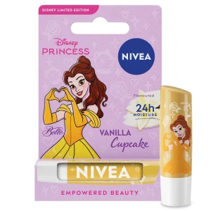 NIVEA Lip Balm  Disney Vanilla Cupcake Хидратиращ Балсам за устни  с аромат на ванилов кекс, 4,8g