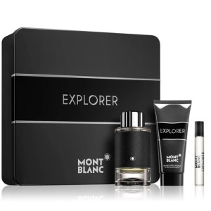 Mont Blanc  Explorer  Set ( 100 ml EDP + 100 ml Shower gel + 7,5 ml EDP )  Мъжки подаръчен комплект