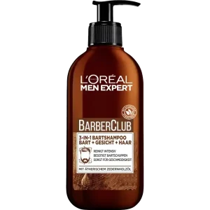 L’Oréal Paris men expert Bartshampoo Barber Club 3in1 Шампоан за брада и лице, 200ml