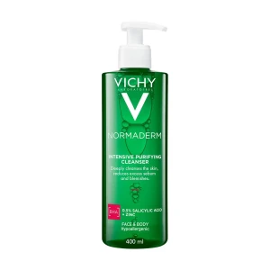 Vichy Normaderm Phytosolution Интензивен почистващ гел за мазна кожа, склонна към акне, 400ml