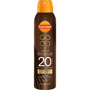 Carroten Coconut Dreams Слънцезащитно сухо олио за тяло с кокос SPF 20 , 150ml