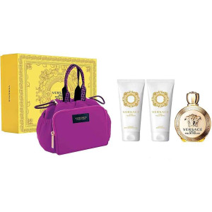 Versace Eros Pour Femme Set ( 100 ml EDP + 100 Body losion + 100 shower gel + Bag )    Дамски подаръчен  комплект