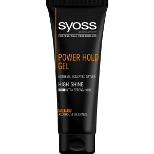 Syoss Power Hold High Shine   Гел за коса за мъже, 250ml