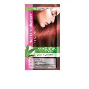 MARION Hair Color Shampoo     Оцветяващ шампоан № 96      Махагон- 40 мл