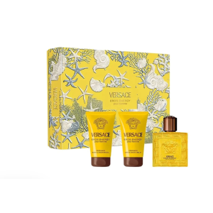 Versace Eros Energy Set ( 50 ml EDP + 50 ml After shave balm + 50 ml Shower gel )  Мъжки подаръчен комплект