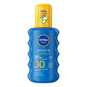 NIVEA SUN Protect & Moisture Pump Spray Слънцезащитен Овлажняващ спрей SPF30 200ml