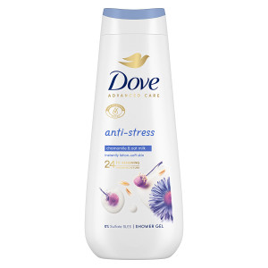 Dove Advanced Care Anti-Stress Shower Gel  Хидратиращ душ гел с лайка и овесено мляко, 600ml