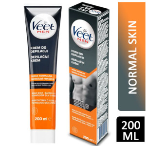 Veet For Men Normal Skin Cream Крем за обезкосмяване за мъже за нормална кожа, 200ml