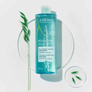 A-Derma Biology AC Cleansing Micellar Water Purifying Почистваща мицеларна вода , 400ml