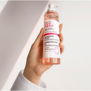 A-Derma Exomega Calming Cleansing Gel Ежедневен гел за успокояване реактивна и склонна към атопична екзема кожа, 200ml