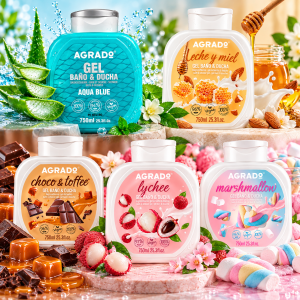 Agrado Milk and Honey Bath and Shower Gel Душ гел и пяна за вана с аромат на мляко и мед, 750ml