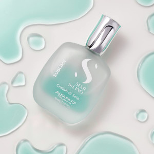 Alfaparf Milano Semi Di Lino Sublime Cristalli Di Seta Двуфазни кристали за блясък, мекота,  сила и жизненост, 45ml