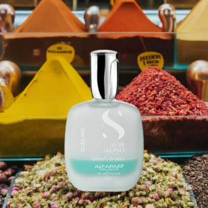 Alfaparf Milano Semi Di Lino Sublime Cristalli Di Seta Двуфазни кристали за блясък, мекота,  сила и жизненост, 45ml