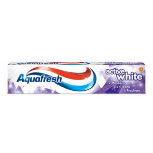 Aquafresh Active White Toothpaste Аквафреш Паста за зъби за активно избелване, 125ml