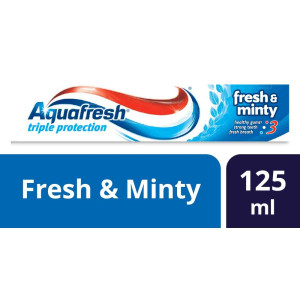 Aquafresh Triple Protection Fresh&Minty Паста за зъби с тройна защита и здрави венци, 125ml