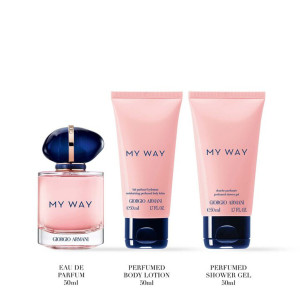 Armani  My Way   Set (  50ml EDP + 50 ml  Body Lotion + 50 ml Shower Gel )  Дамски подаръчен комплект