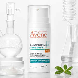Avene Cleanance Comedomed+ SPF30 Интензивен флуид срещу несъвършенства при появата на пъпки, черни точки, 30ml