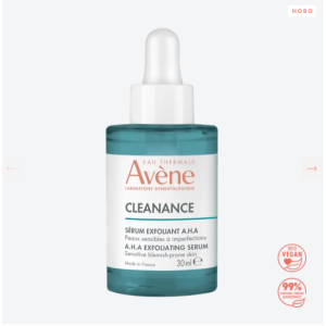 Avene Cleanance Serum Exfoliant  A.H.A Ексфолиращ серум 30 ml + ПОДАРЪК несесер + почистващ гел 100 ml