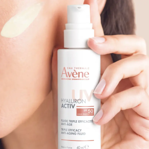 Avene Hyaluron Activ UV SPF50 Anti Age Fluid with Triple Action  Тройно ефективен флуид против стареене SPF50 , 40ml