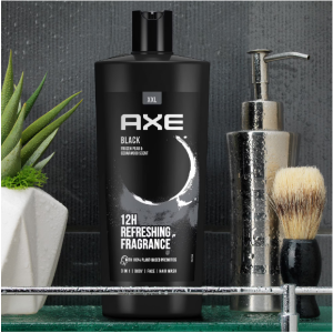 Axe Black Body Wash XXL All day fresh Душ гел за тяло, лице и коса с изискан аромат, 700ml