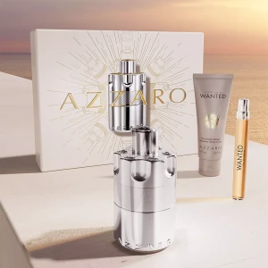 Azzaro Wanted Set ( 100 ml EDP + 10 ml EDP + 75 ml Haire & Body Shamoo )  Мъжки подаръчен комплект