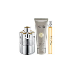 Azzaro Wanted Set ( 100 ml EDP + 10 ml EDP + 75 ml Haire & Body Shamoo )  Мъжки подаръчен комплект