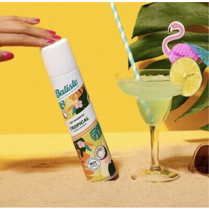 Batiste Tropical Dry Shampoo Сух шампоан за коса с тропически аромат , 200ml