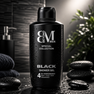 BEYOND MEN Special Collection Black 4 in 1  Многофункционален душ гел 4 в 1  за мъже, 500ml