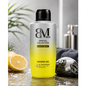 BEYOND MEN Special Collection Energy Boost Многофункционален душ гел 4 в 1  за ежедневна грижа за мъже, 500ml