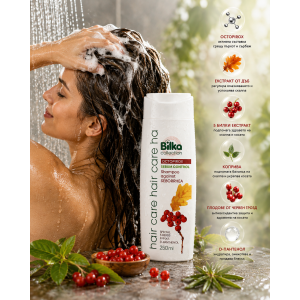 Bilka Haircare Sebum Control Seborrhea Shampoo Шампоан при себорея , контролира омазняването на скалпа, 250ml