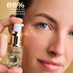 Bioten Hyaluronic Gold  Eye Serum  Уплътняващ околоочен серум против бръчки - 15 ml