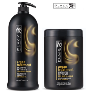 Black Professional Argan Treatment Nourishing Mask  Професионална подхранваща маска с арганово масло,1000ml