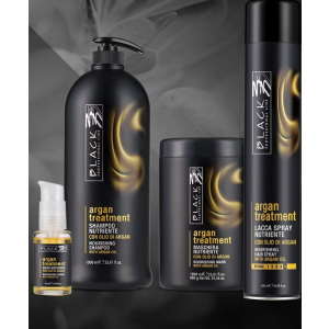 Black Professional Line Argan Oil Hairspray Лак за коса с арганово масло за силна фиксация, 500ml