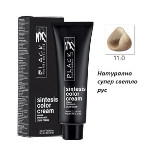 Black Professional Line Sintesis Color Cream Перманентна професионална боя за коса 100 ml боя + 250 ml оксидант  * Ultra Lighteners