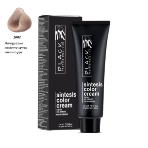 Black Professional Line Sintesis Color Cream Перманентна професионална боя за коса 100 ml боя + 250 ml оксидант  * Ultra Lighteners