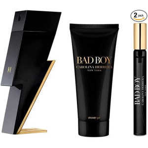 Carolina Herrera Bad Boy Set ( 50 ml EDT + 100 ml Shower gel + 10 ml EDT )  Мъжки подаръчен комплект