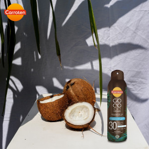 Carroten Coconut Dreams Слънцезащитно сухо олио за тяло с кокос SPF 30 , 150ml