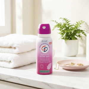 CD Intimo Deo Sensitiv 0% alkohol Дезодориращ спрей за интимна грижа с деликатен аромат , 100ml