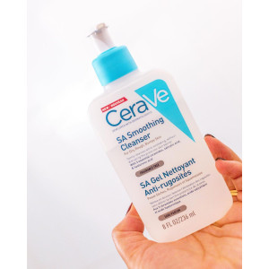 CeRaVe SA Smoothing Cleanser  Изглаждащ измиващ гел за суха и кожа, 236ml