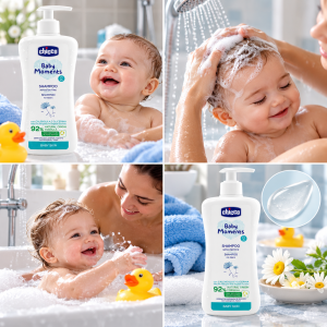 Chicco Baby Moments Calendula e Glicerina  Бебешки Шампоан с невен и глицерин - 500ml