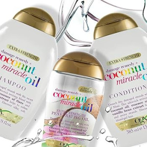 Coconut Miracle Oil Shampoo Шампоан за увредена коса без сулфати и парабени , 385ml