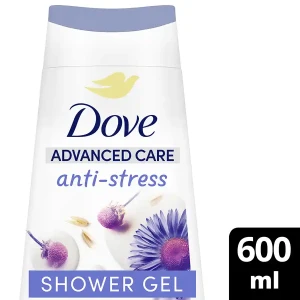 Dove Advanced Care Anti-Stress Shower Gel  Хидратиращ душ гел с лайка и овесено мляко, 600ml